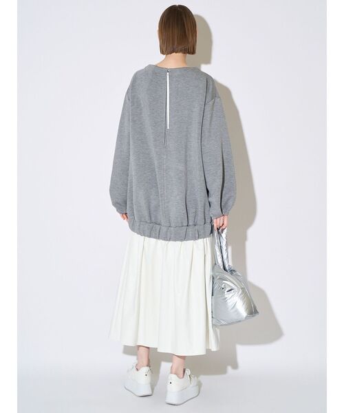 ELENDEEK（エレンディーク）の「フォルムドッキングワンピース（ワンピース・レディース・ブラック/グレー・01/02）」の7枚目の写真