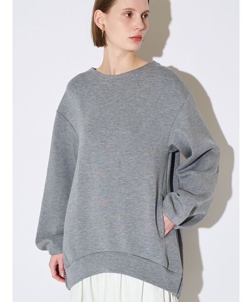 ELENDEEK（エレンディーク）の「フォルムドッキングワンピース（ワンピース・レディース・ブラック/グレー・01/02）」の8枚目の写真