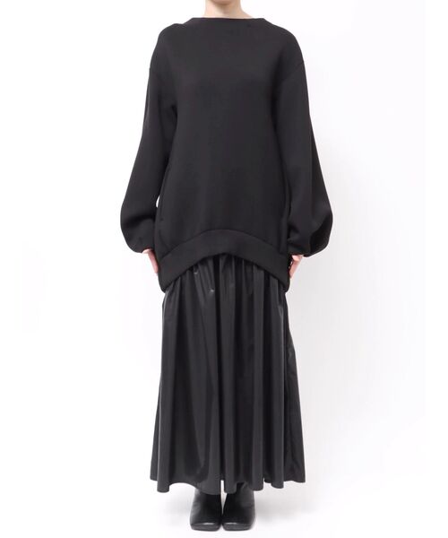 ELENDEEK（エレンディーク）の「フォルムドッキングワンピース（ワンピース・レディース・ブラック/グレー・01/02）」の21枚目の写真