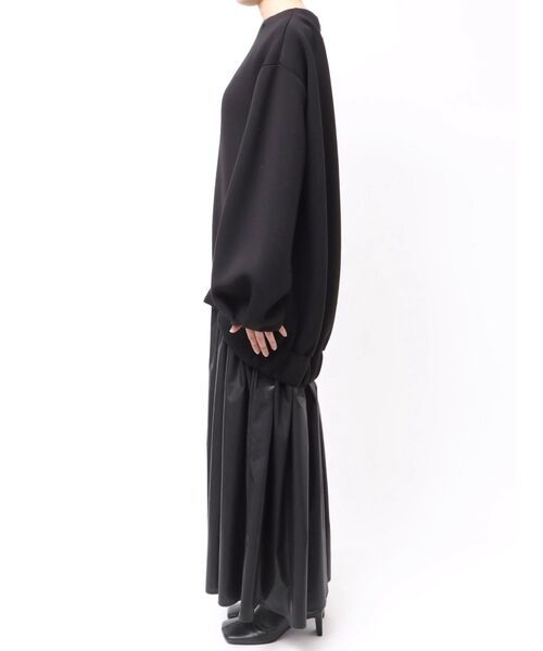 ELENDEEK（エレンディーク）の「フォルムドッキングワンピース（ワンピース・レディース・ブラック/グレー・01/02）」の22枚目の写真