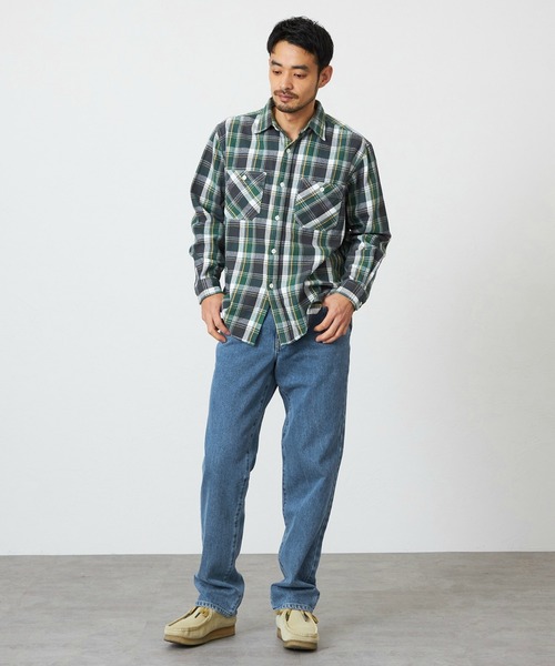 EDWIN（エドウィン）の「EDWIN エドウィン インターナショナルベーシック 404 ゆったりストレート デニムパンツ ジーンズ（デニムパンツ・メンズ・ブルー/ブラック系その他/ライトインディゴブルー/ブルー系その他/インディゴブルー・35/34/33/32/31/29/36/30）」の19枚目の写真