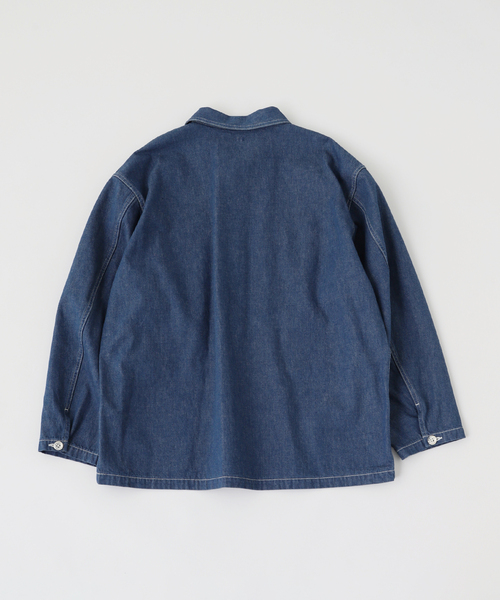 Ets.MATERIAUX(マテリオ)の「ETS.MATERIAUX(マテリオ) Denim Us Army シャツ(シャツ/ブラウス・メンズ・ブルー系その他/ブルー・LARGE/MEDIUM)」の7枚目の写真