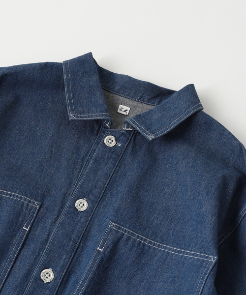 Ets.MATERIAUX(マテリオ)の「ETS.MATERIAUX(マテリオ) Denim Us Army シャツ(シャツ/ブラウス・メンズ・ブルー系その他/ブルー・LARGE/MEDIUM)」の6枚目の写真