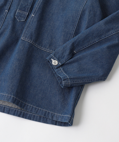 Ets.MATERIAUX(マテリオ)の「ETS.MATERIAUX(マテリオ) Denim Us Army シャツ(シャツ/ブラウス・メンズ・ブルー系その他/ブルー・LARGE/MEDIUM)」の5枚目の写真