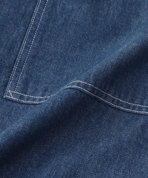 Ets.MATERIAUX(マテリオ)の「ETS.MATERIAUX(マテリオ) Denim Us Army シャツ(シャツ/ブラウス・メンズ・ブルー系その他/ブルー・LARGE/MEDIUM)」の4枚目の写真