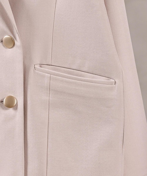 en CAnAF（エンカナフ）の「ダブルテーラードジャケット（テーラードジャケット・レディース・アイボリー/グレー/ネイビー・フリー）」の12枚目の写真