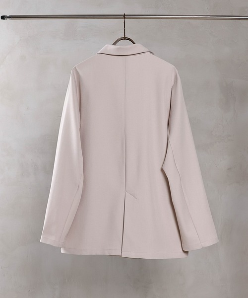 en CAnAF（エンカナフ）の「ダブルテーラードジャケット（テーラードジャケット・レディース・アイボリー/グレー/ネイビー・フリー）」の7枚目の写真