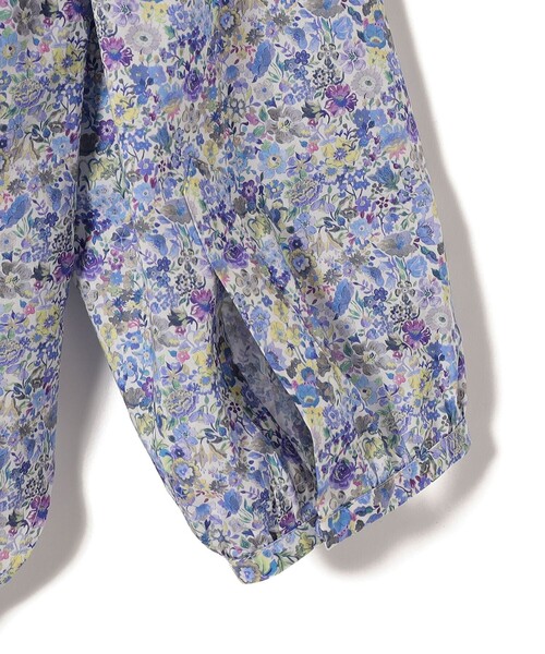 SHIPS(シップス)の「SHIPS Primary Navy Label:〈手洗い可能〉LIBERTY ギャザー ブラウス(シャツ/ブラウス・レディース・ブルー/ネイビー・ONE SIZE)」の6枚目の写真