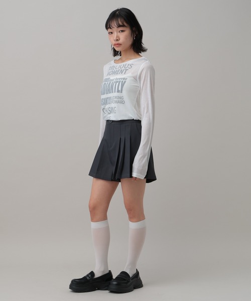 3.3 Field Trip (3.3フィールドトリップ)の「【セットアップ着用可能】3.3 Field Trip/プリーツキュロット(その他パンツ・レディース・ブラック/グレー・FREE)」の10枚目の写真
