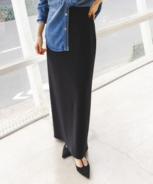 Noble | 《追加》【洗える】コンフォートジャージーライクタイトスカート9(スカート)