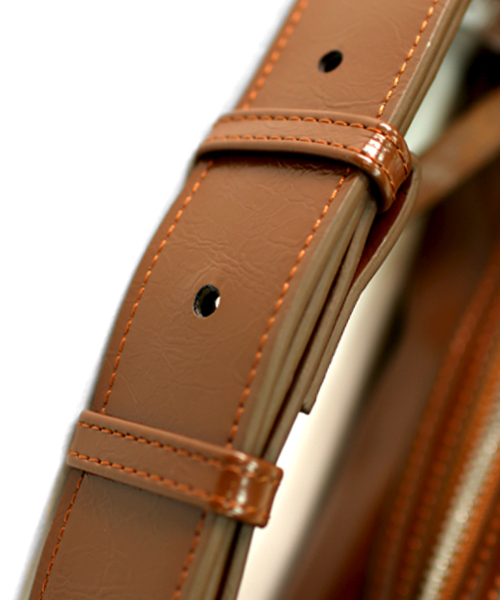 MASMARULEZ(マスマルールズ)の「3way belted mini hobo bag_Brown(ショルダーバッグ・レディース・その他・FREE)」の10枚目の写真