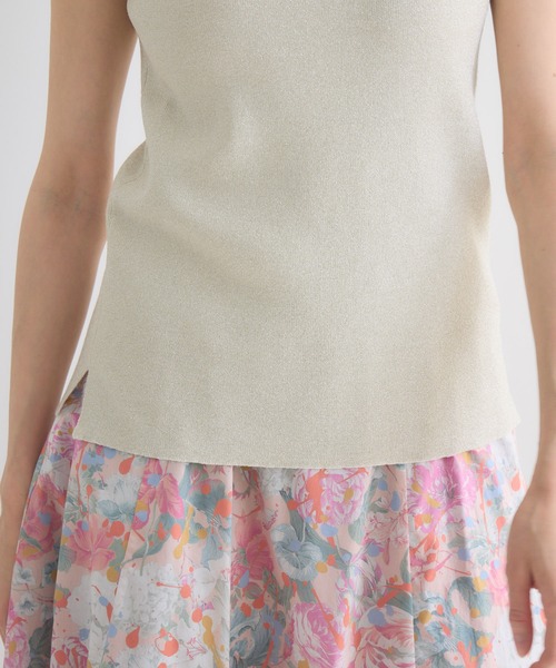 KATHARINE ROSS（キャサリンロス）の「【KATHARINE ROSS】2WAYラメニットタンク（タンクトップ・レディース・ブラック/ベージュ・FREE）」の16枚目の写真