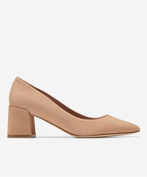 COLE HAAN(コールハーン)の「カサンドラ ブロックヒール パンプ womens(パンプス・レディース・ブラウン・7.5/6/5.5)」の1枚目の写真