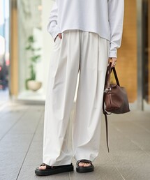 RONEL | 【RONEL】ボーダレス カーブワイドパンツ(その他パンツ)