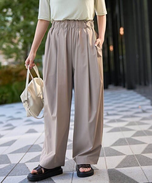 RONEL（ロネル）の「【RONEL】ボーダレス カーブワイドパンツ（その他パンツ・レディース・オフホワイト/ベージュ/ブラック・L/M/S）」の12枚目の写真