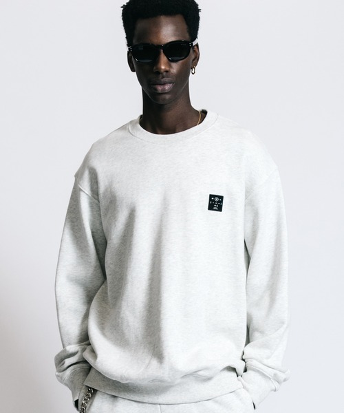 CRIMIE(クライミー)の「BOX LOGO CREW NECK SWEAT(スウェット・メンズ・オートミール/ブラック・M/L/XL/XXL)」の2枚目の写真
