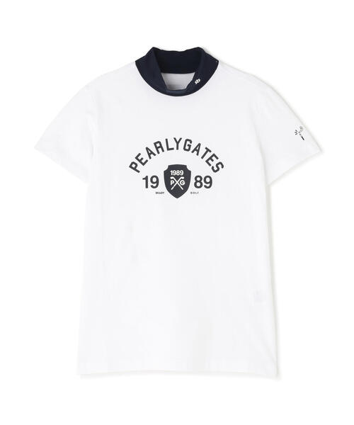PEARLY GATES(パーリーゲイツ)の「【PEARLY GATES】80/1 36Gベアカノコ(Tシャツ/カットソー・レディース・ネイビー/ホワイト・MEDIUM/LARGE/SMALL)」の7枚目の写真