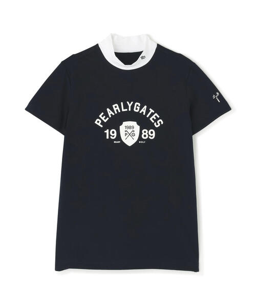 PEARLY GATES(パーリーゲイツ)の「【PEARLY GATES】80/1 36Gベアカノコ(Tシャツ/カットソー・レディース・ネイビー/ホワイト・MEDIUM/LARGE/SMALL)」の18枚目の写真