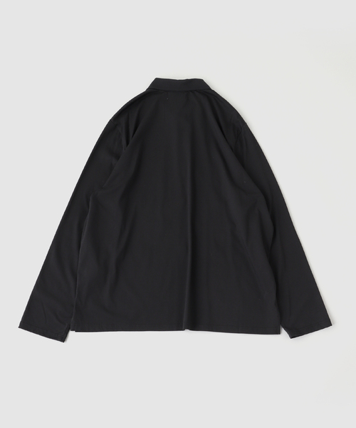 DAIRIKU(ダイリク)の「DAIRIKU / ダイリク "Benjamin"Button Skipper Tee(ポロシャツ・メンズ・ブラック・LARGE/MEDIUM)」の2枚目の写真