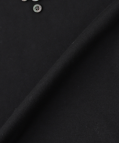 DAIRIKU(ダイリク)の「DAIRIKU / ダイリク "Benjamin"Button Skipper Tee(ポロシャツ・メンズ・ブラック・LARGE/MEDIUM)」の4枚目の写真