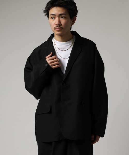 FUNALIVE（ファンアライブ）の「オーバーサイズ　テーラードジャケット　セットアップ対応（テーラードジャケット・メンズ・ブラック・M/L）」の17枚目の写真