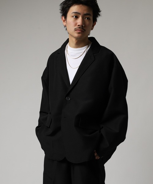 FUNALIVE（ファンアライブ）の「オーバーサイズ　テーラードジャケット　セットアップ対応（テーラードジャケット・メンズ・ブラック・M/L）」の18枚目の写真