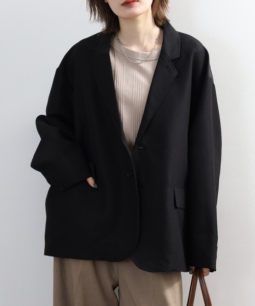 FUNALIVE（ファンアライブ）の「オーバーサイズ　テーラードジャケット　セットアップ対応（テーラードジャケット・メンズ・ブラック・M/L）」の10枚目の写真