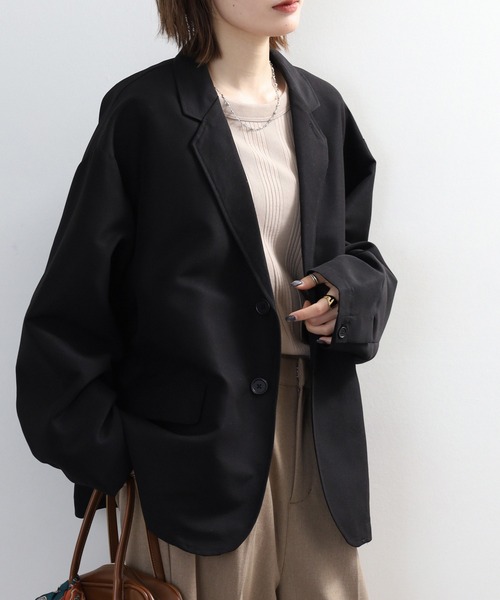 FUNALIVE（ファンアライブ）の「オーバーサイズ　テーラードジャケット　セットアップ対応（テーラードジャケット・メンズ・ブラック・M/L）」の11枚目の写真