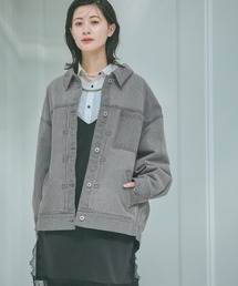 LAKOLE（ラコレ）の「カラーデニムブルゾン / 638619（デニムジャケット）」