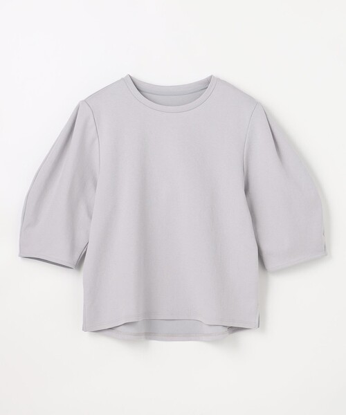 ANY（エニィ）の「ダンボールコクーンスリーブプルオーバー（Tシャツ/カットソー・レディース・アイボリー系/グレー系/ライトグレー系/ピンク系/ライトイエロー系・X-LARGE）」の16枚目の写真