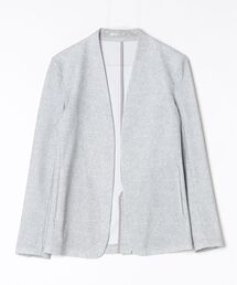 HIGH STREET | ＨＩＧＨ　ＳＴＲＥＥＴ∴トリコットメッシュホップサックプリントノーカラーＪＫ(Tシャツ/カットソー)