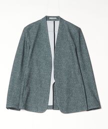 HIGH STREET∴トリコットメッシュホップサックプリントノーカラーJK