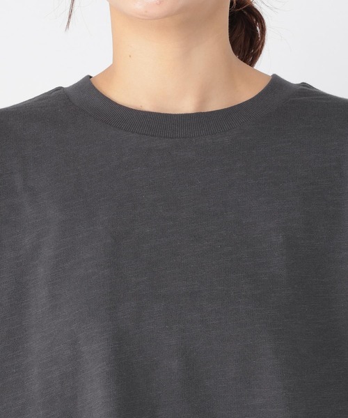 studio CLIP（スタディオクリップ）の「スラブ裏毛ドルマンカットソー（Tシャツ/カットソー・レディース・チャコール/ライトベージュ/オフホワイト・FREE）」の19枚目の写真