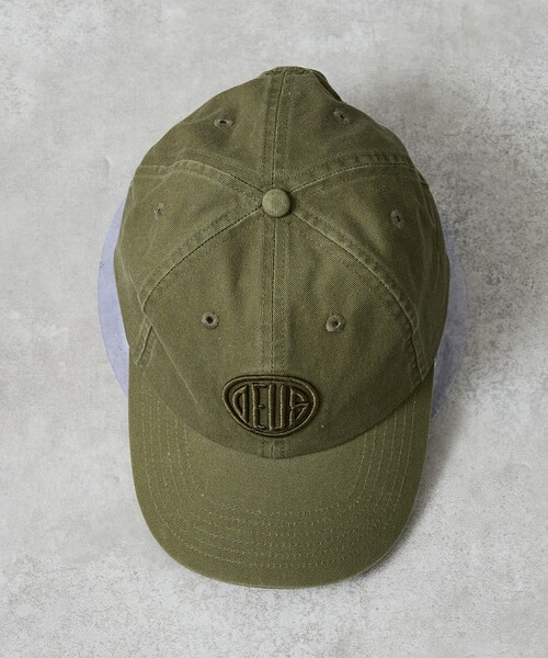 DEUS EX MACHINA（デウスエクスマキナ）の「【Deus Ex Machina / デウスエクスマキナ】Pill Logo Dad Cap / キャップ/ 帽子 / ユニセックス（キャップ・メンズ・グリーン・フリー）」の11枚目の写真