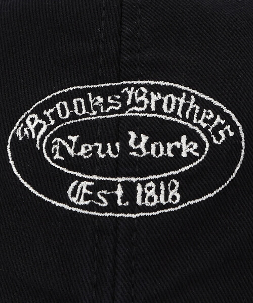 BROOKS BROTHERS(ブルックスブラザーズ)の「Brooks Brothers |〈別注〉コットンツイル ベースボールキャップ BLACK UNISEX(キャップ・レディース・ブラック・ONE)」の8枚目の写真