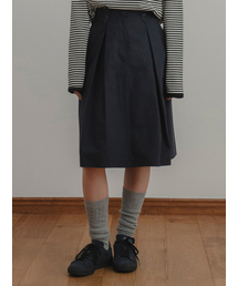 THEMITTEN（ザ・ミトン）の「Peanut midi skirt (navy)（スカート）」