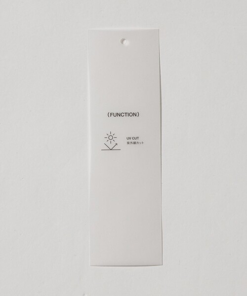 BEAUTY&YOUTH UNITED ARROWS(ビューティーアンドユースユナイテッドアローズ)の「麻ブレンド カラーレス シングル ジャケット UVカット(ノーカラージャケット・レディース・ベージュ/オフホワイト・M/S)」の3枚目の写真