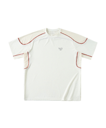 BUTTON SEOUL（ボタンソウル）の「メッシュストレッチラグランショートスリーブ（3カラー）（Tシャツ/カットソー）」