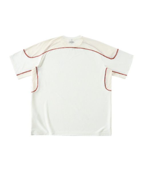 BUTTON SEOUL(ボタンソウル)の「メッシュストレッチラグランショートスリーブ(3カラー)(Tシャツ/カットソー・メンズ・ホワイト/ブラック/パープル・MEDIUM/LARGE/X-LARGE)」の5枚目の写真