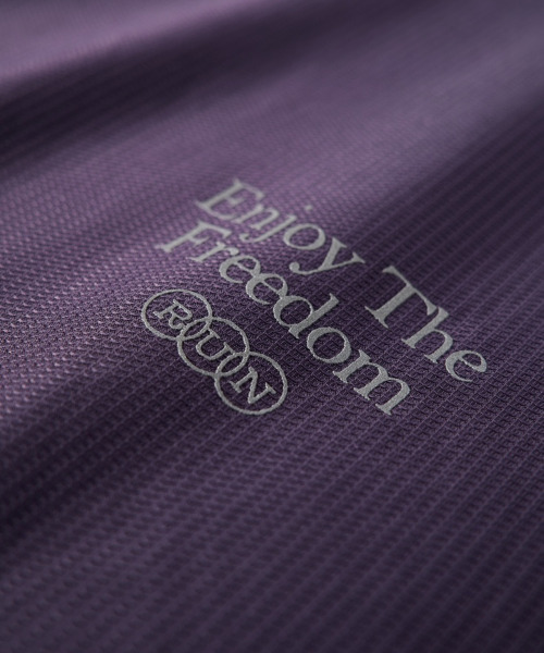 BUTTON SEOUL(ボタンソウル)の「メッシュストレッチラグランショートスリーブ(3カラー)(Tシャツ/カットソー・メンズ・ホワイト/ブラック/パープル・MEDIUM/LARGE/X-LARGE)」の8枚目の写真