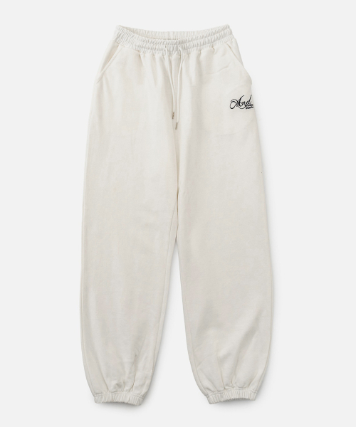 VASTIC(バスティック)の「エンドセットアップスウェットパンツ_アイボリー(スウェットパンツ・メンズ・アイボリー・MEDIUM/LARGE)」の1枚目の写真