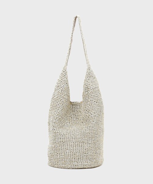 INDIVI（インディヴィ）の「【大人カジュアル】メタリックかぎ編みボトルバッグ（トートバッグ・レディース・ブルー系その他6/ダークブラウン系4/グリーン系その他5/シルバー系4・00）」の12枚目の写真