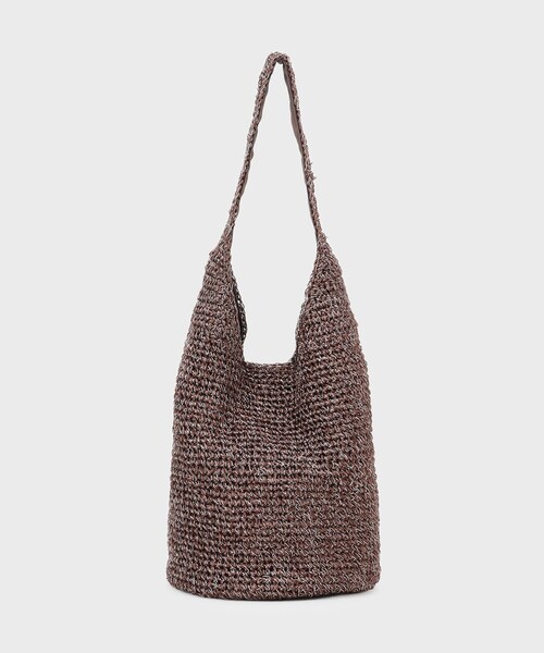 INDIVI（インディヴィ）の「【大人カジュアル】メタリックかぎ編みボトルバッグ（トートバッグ・レディース・ブルー系その他6/ダークブラウン系4/グリーン系その他5/シルバー系4・00）」の13枚目の写真