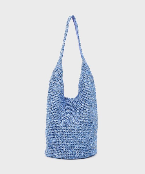 INDIVI（インディヴィ）の「【大人カジュアル】メタリックかぎ編みボトルバッグ（トートバッグ・レディース・ブルー系その他6/ダークブラウン系4/グリーン系その他5/シルバー系4・00）」の14枚目の写真