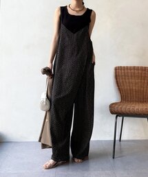 DouDou（ドゥドゥ）の「【WEB限定/セットアップ対応】ラップキャミサロペット（つなぎ/オールインワン）」