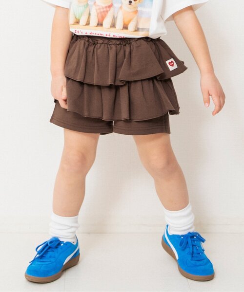 BREEZE（ブリーズ）の「フリルカットソーパンツ（その他パンツ・キッズ・グレー/ブラック/ブラウン・100/80/90/120/140）」の3枚目の写真