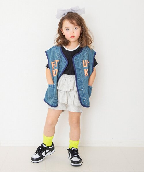 BREEZE（ブリーズ）の「フリルカットソーパンツ（その他パンツ・キッズ・グレー/ブラック/ブラウン・100/80/90/120/140）」の6枚目の写真