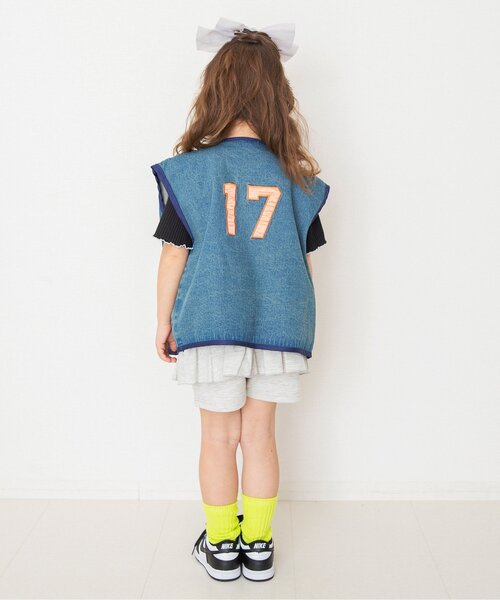 BREEZE（ブリーズ）の「フリルカットソーパンツ（その他パンツ・キッズ・グレー/ブラック/ブラウン・100/80/90/120/140）」の7枚目の写真