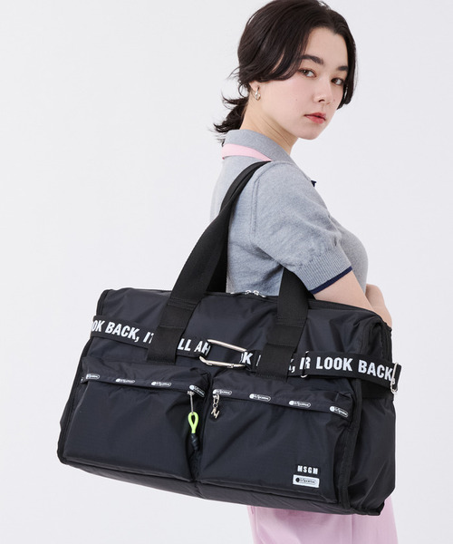 LeSportsac(レスポートサック)の「MSGM CARGO DUFFEL ダッフルブラック(ボストンバッグ・レディース・ブラック・FREE)」の1枚目の写真