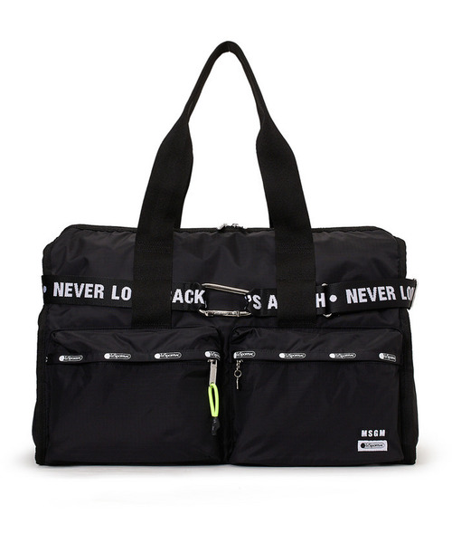 LeSportsac(レスポートサック)の「MSGM CARGO DUFFEL ダッフルブラック(ボストンバッグ・レディース・ブラック・FREE)」の7枚目の写真